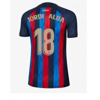 Barcelona Jordi Alba #18 Hjemmebanetrøje Dame 2022-23 Kortærmet